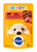 Comida Húmeda Para Perro Cachorro Pedigree Pouch Carne X 100 Gr