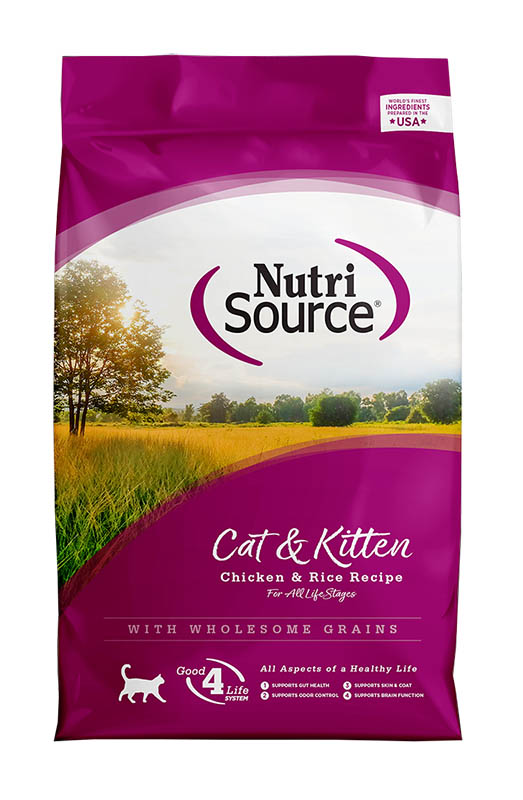 NUTRI SOURCE CAT & KITTEN CHIKEN & RICE RECIPE