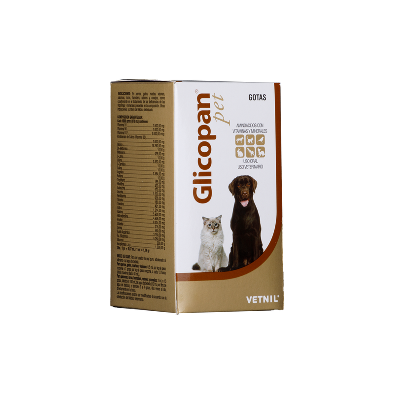 Suplemento Glicopan para Perros y Gatos 125ML