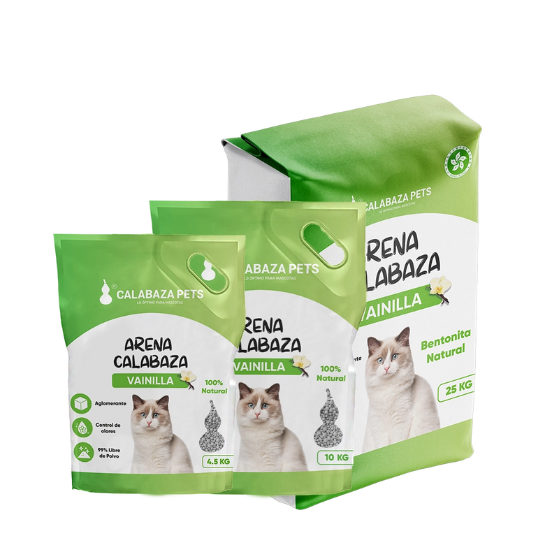 Arena Calabaza Pets Aroma a Vainilla