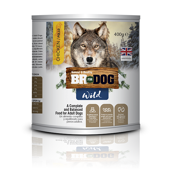 LATA BR FOR DOG WILD POLLO X 400 G