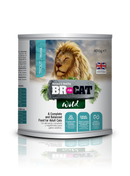 Comida Húmeda Para Gato Lata Br For Cat Wild Trucha 400 Gr