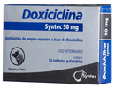 Antibiótico Doxicilina para Perros y Gatos 50 Mg Caja 16 Comprimidos