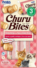 Snack Para Gato Churu Bites Chicken Wraps Atún Y Salmon X 30 Gr 3 Und