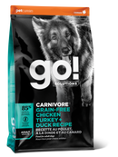 GO! CARNIVORE Receta de Pollo, Pavo y Pato para Perros Adultos
