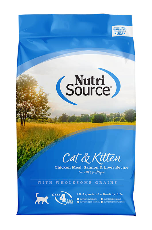 NUTRI SOURCE CAT & KITTEN CHIKEN , SALMON & LIVER RECIPE