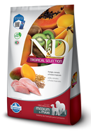 Comida para Perro Adulto N&D Tropical Pollo Medium/Maxi 2.5 kg