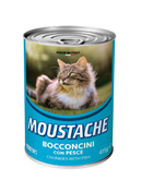 Comida Húmeda Para Gato Lata Moustache Pescado 415 Gr
