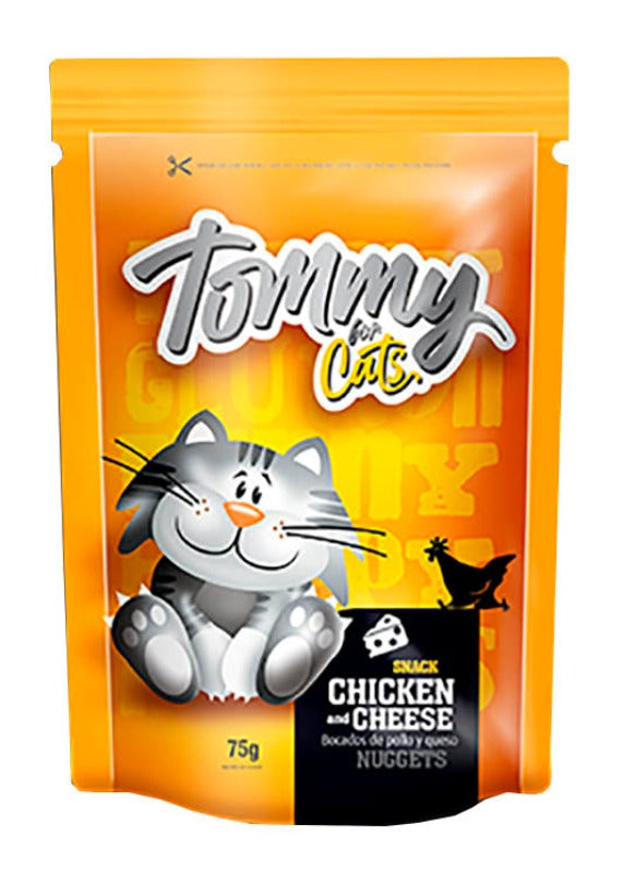 SNACK TOMMY FOR CATS CHICKEN AND CHEESE 75GR