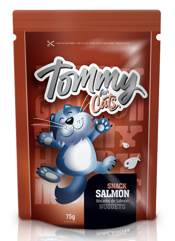 SNACK TOMMY FOR CATS SALMON X 75 GR