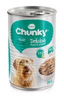 Comida Húmeda Para Perro Chunky Delidog Trozos De Pollo X 395 Gr