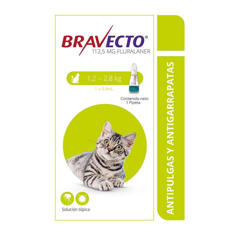 BRAVECTO SPOT ON CAT (1,2 KG - 2,8 KG)