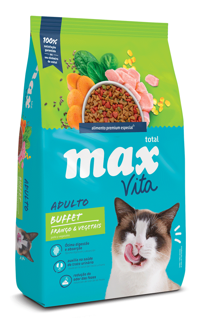 Comida Para Gato Adulto Max Cat Vita Buffet Pollo