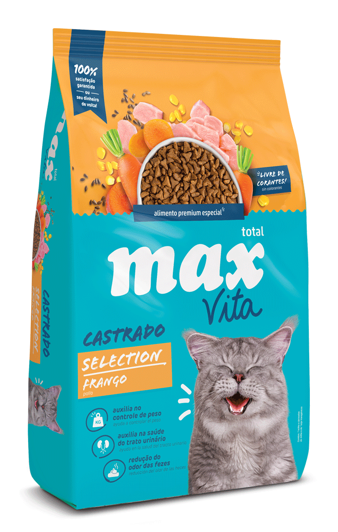 Comida Para Gato Max Cat Vita Castrado Selection Pollo