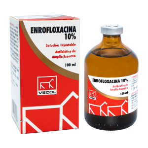 ENROFLOXACINA 10% INY FCO