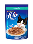 Comida Húmeda Para Gato Adulto Felix Pouch Atún Classic X 85 Gr