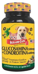 Medicamentos Para Gato y Perro Glucosamina + Condroitina (50 Tabletas)