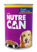 Comida Húmeda Para Perro Nutrecan Paté Pollo X 300 Gr