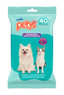 Pañitos Húmedos Para Perro y Gato Petys Clorexidina 40 Unidades