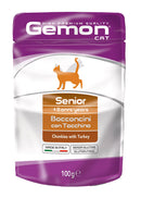 Comida Húmeda Para Gato Gemon Pouch Senior Turkey X 100 Gr