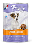 Comida Húmeda Para Perro Cachorro pouch Plaisir Dog Pollo X 100 Gr