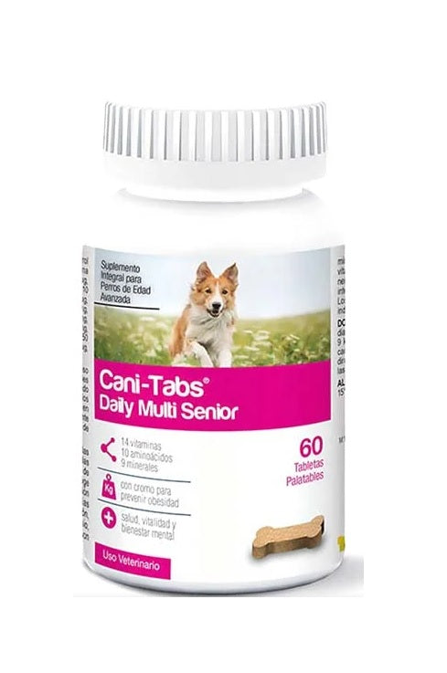 CANI-TABS DAILY MULTI SENIOR FCO X 60 TAB