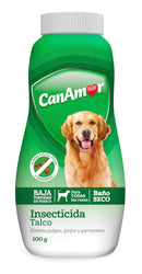 Antipulgas y Garrapatas Para Perro Talco Insecticida CanAmor X 100 Gr