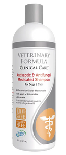 Shampoo medicado para perros y gatos VFFC Antiseptic y Antifungal 16 Oz