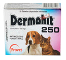 Antimicótico Fungistático Para Perros y Gatos Dermohit 250 Mg X 20 Tabletas